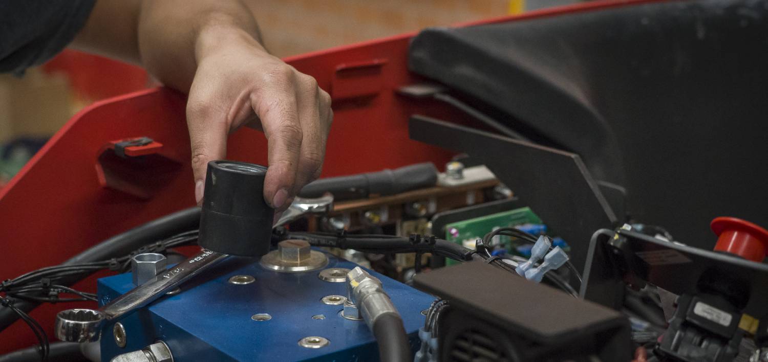 Raymond certified forklift service technicians