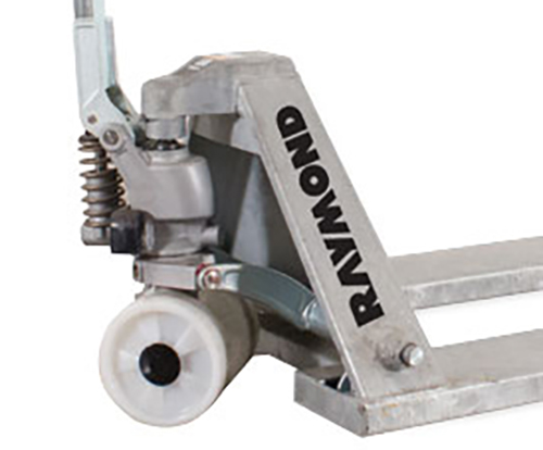Raymond stainless steel hand pallet jack truck